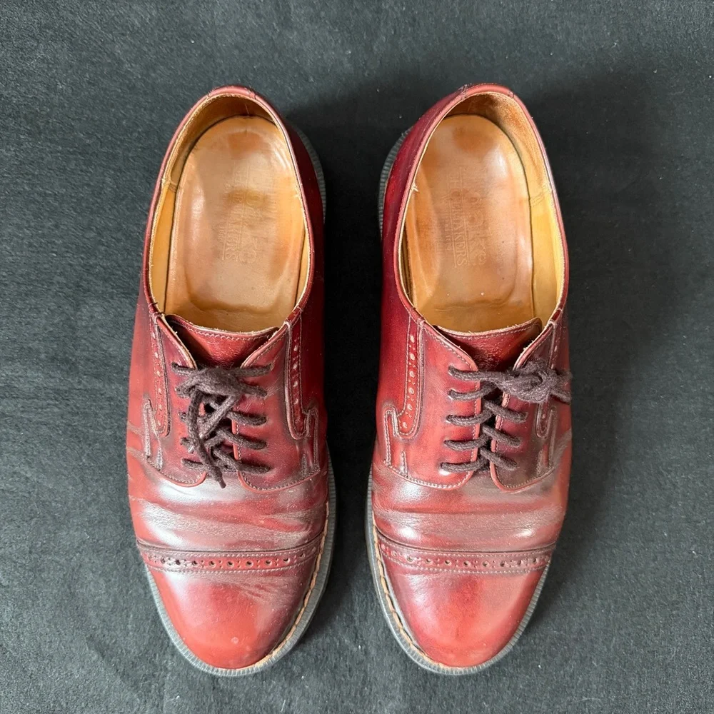Loake X Dr Martens Men’s Oxford Shoes US Size 10 UK 9 Made In England - Picture 3 of 11